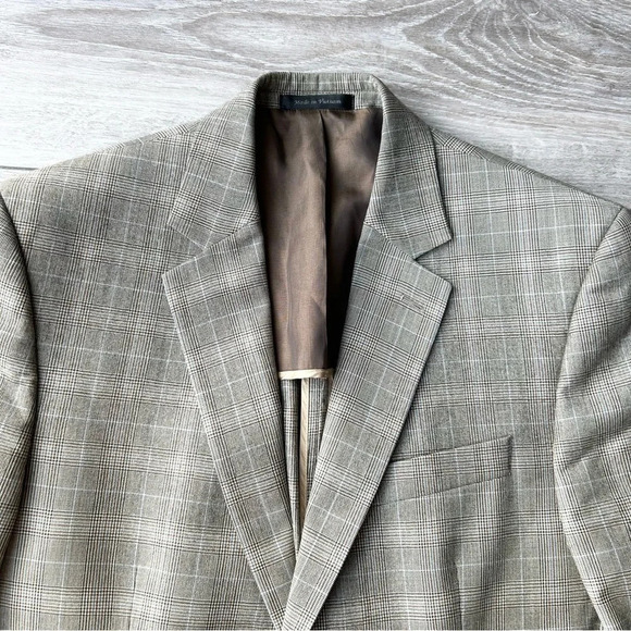 Michael Kors Pure Wool Plaid  Sport Coat - Picture 4 of 15